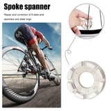 Bicycle Spoke Nipple Wrench 8 Way Groove Bike Wheel Rim Adjuster Spanner Galvanized Repair Service Tool Key