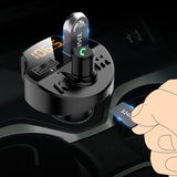 DC 5V 3.1A Car Charger Bluetooth Handsfree Coche Kit FM Transmitter Support USB Driver TF Card Auto MP3 Player