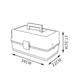 Multi-layer Plastic Box Portable First Aid Medicine Case Emergency Storage Box Medicine Storage Container for Home