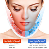 Newest Face Lift Device Massager for Face EMS Microcurrent V Face Slimming Bandage LED Light Reduce Double Chin Beauty Apparatus