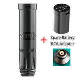 2021 New Touch Panel OLED Display Wireless Battery Tattoo Pen Machine Rotary Coreless Motor 1800mAh Power Supply For Body Art