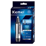 Metal rechargeable nose hair trimmer beard trimer ear cleaner eyebrows hair removal nose trimmer for nose and ear device clean
