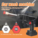 18V Cordless High Pressure Car Washer Gun Tool Portable Vehicle Cleaning Machine Automobile Washer with Foam Bottle Car Washer