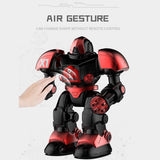 Remote Control Robot Toys Singing Dancing RC Robot for Kids Intelligent Programmable and Hand Gesture Toy Robot with Battle Mode