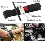 SOS Wilderness Emergency Survival Kit and First Aid Kit Professional Survival Gear Emergency Tool for Camping Adventures Fishing