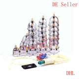 Premium 32 Cups Acupuncture Cupping Therapy Set Chinese Vacuum Cupping Magnetic Heads Acupuncture Set