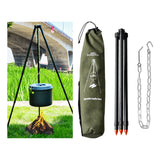 Grill Camping Tripod Tripod for Campfire ing Pot Cookware W/Storage Bag