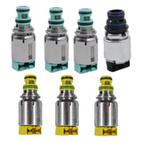 7Pcs Transmission Solenoid Kit 6T45E 6T40E Replacement for Buick for LaCrosse CX CXL for Regal Automatic Parts Accessories