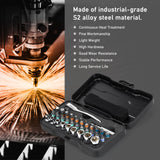 33-In-1 Multipurpose Ratchet Sleeve Set Screwdriver Ratchet Wrench Sleeve Screwdriver Bits Set Magnetic Bits DIY Repair Tool Set