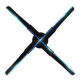 45CM 3D WiFi Holographic Projector Hologram 510 LED Advertising Display Fan Lamp