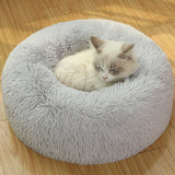 Cozy Calming Bed for Dogs Pet Bed Cat Bed Donut Cuddler Comfort  Anti Anxiety Dog Bed for Medium Large Dogs Cats Pet Supplies