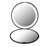 Mini Portable Lights LED Makeup Mirror 10X Magnify Hand Hold Foldable 12 LEDs Pocket Makeup Mirror Light Beauty Cosmetic Tool