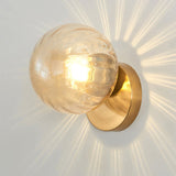 Nordic Led Wall Moon Lamp Iron Modern Decorative Stairs Led Light Home Bedside Round Glass Wall Lights Wood Applique Murale E27