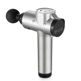 1800MAH 12V Massage Gun LCD Display Body Exercising Muscle Electric Massager 4 Heads Buttom Fascia Gun for Neck Back Vibrator