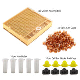 1 Set Bee Tools Cages King Queen Rearing Cup Complete kit Beekeeping Catcher Box Cell Breeding Grafting Box Apicultura Equipment