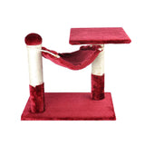 Cat Tree Scratcher with Hammock Funny Scratching Frame Sisal Rope Climbing Tree Toy Activity Protecting Furniture Cats Bed