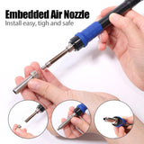 8509 Micro Hot Air Gun Soldering Station with 3.5/3/2.5/2 mm Nozzle Temperture Adjustable SMD Rework Station Welding Tools