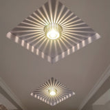 Modern Led Lights Aluminum Art Novelty Wall Lamp Blue Green Living Room Bedroom KTV Bar Creative Decoration Light