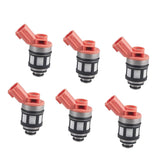 6 Pieces Fuel Injector Set 166001800 166001801 fits for , Professional Accessories