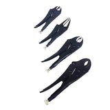 4Pcs Locking Pliers Gourd Mouth Straight Jaw Lock Mole Plier High Carbon Steel Wear Resistant Vise Grip Clamping Hand Tools