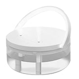 HAEGER-Cool Mist Humidifier Quiet Air Humidifiers Atomization Dual Nozzles Plants Humidifier with Night Light for Office,White