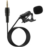 Portable Detachable Clip Mini Stereo HiFi Sound Quality Condenser Microphone Clips Lapel Mic Professional For Phone