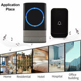 Wireless Doorbell Outdoor Smart Sonnette Waterproof Button with 1 Receiver Wireless Call Bell US Plug 160For
