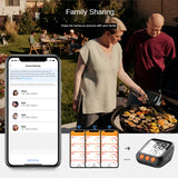 Kitchen oven thermometer wireless smart barbecue meat food cooking steak thermometer outdoor barbecue multifunctional 2021