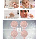 Rechargeable Face Scrubber Cleansing Brush Electric Skin Care Tools Silicone Deep Pore Washing Massage Blackhead Remover