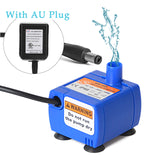 Mini Pet drinking Fountain Pump AC12V water Pump fit for Dog cat drinking water Replacement ultra-quiet electric water dispenser