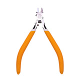 Unisex60CRV  New Single Blade Nipper Pliers Multifunctional Bent Long Nose For Electrical Parts Hand Tools Orange