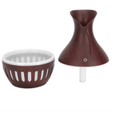 Portable Air Humidifier Hollow Out Wood Grain USB Plug In Air Diffuser Desktop Mini Mist Maker Water Sprayer Home Decorations