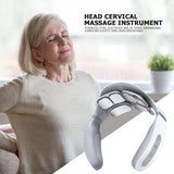 Cervical Massager Remote Control Neck Protector Six-Head Smart Electric Shoulder Neck Massager Smart Neck Cervical Pain Relief