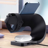 QI Magnetic Wireless Charger Stand 4 in 1 Fast Charging Dock Station for Iphone for Apple Watch for  Pro