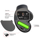 2.4G Wireless Vertical Mouse Optical 6 Buttons Gaming Mouse Ergonomic USB 3600DPI 10M Wireless Mouse For Desktop Laptop Computer