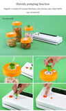 Food Vacuum Sealer Packaging Machine 110V 220V Film Sealer Vacuum Packer Saver Storage Rolls Dry and wet multi-function vacuum
