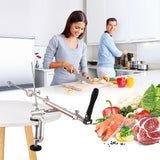 Knife Sharpener System with 4 Whetstones Clip-on Knife Sharpener Kit 360-degree Rotation Fixed Angle Alloy Knife Sharpener