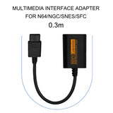 720P Switch Converter To HDTV Video Cable Convenient Splitter Game Console Conversion Game Accessories For N64 SNES NGC SFC