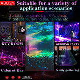 NEW 500mw RGB Laser Beam Line Scanner Projector DJ Disco Stage Lighting Effect Dance Party Wedding Holiday Bar Club DMX Lights