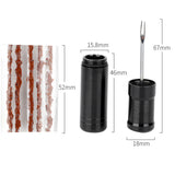 Bicycle Tubeless Tire Repair Tool Tyre Puncture Repair MTB Road Bike Urgent Tire Repair Kit with Rubber Stripes Tire Puncture