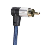 3.5mm Male to 2RCA Female Cable Cablecreation Angle 3.5mm to RCA Audio Cord for Smartphones MP3 Tablets 9.8ft Audio Cable