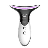Remove Double Chin Neck Device LED Photon Heating Therapy Anti-Wrinkle Neck Care Tool Vibration Skin Lifting Tightening Massager