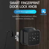 Biometric Fingerprint Smart Door Lock Keyless Entry Front Door Locks Wifi Electronic Keypad Unlock For Home Office Safe 지문 잠금 장치