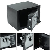 Digital Safe Box Small Household Mini Steel Safes Money Bank Safety Security Box Keep Cash Jewelry Or Document Securely With Key
