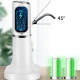 Home Automatic Water Dispenser Hand Press Water Pump USB Charging Intelligent Electric Bottled Drinking Water Pump