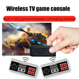 Powkiddy PK02 Video Game Console Built in 620 Classic Games USB TV Game Console Stick Retro 8 Bit Player Wireless Controller