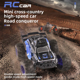 Mini RC Car With Camera Photo Video APP Remote Control Off-road Climbing Vehicle High Speed Racing 18 KM/H Children Boys Gifts