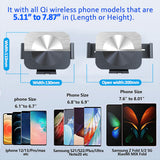 15W Car Wireless Charger Fold Screen Auto Clamp Qi Fast phone Holder Mount Charging Station For Samsung Galaxy Z Fold 3 2 iPhone