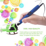 Creative Design F10 Super Lightweight Children Kids 3D Pen Magnetic Fourth Generation DIY 3D Printer Pen For Christmas Gift