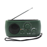 Solar Radio Hand Crank Radio AM/FM Weather Emergency Portable w/3 LED Flashlight Musical Enjoyable Instrument Supply